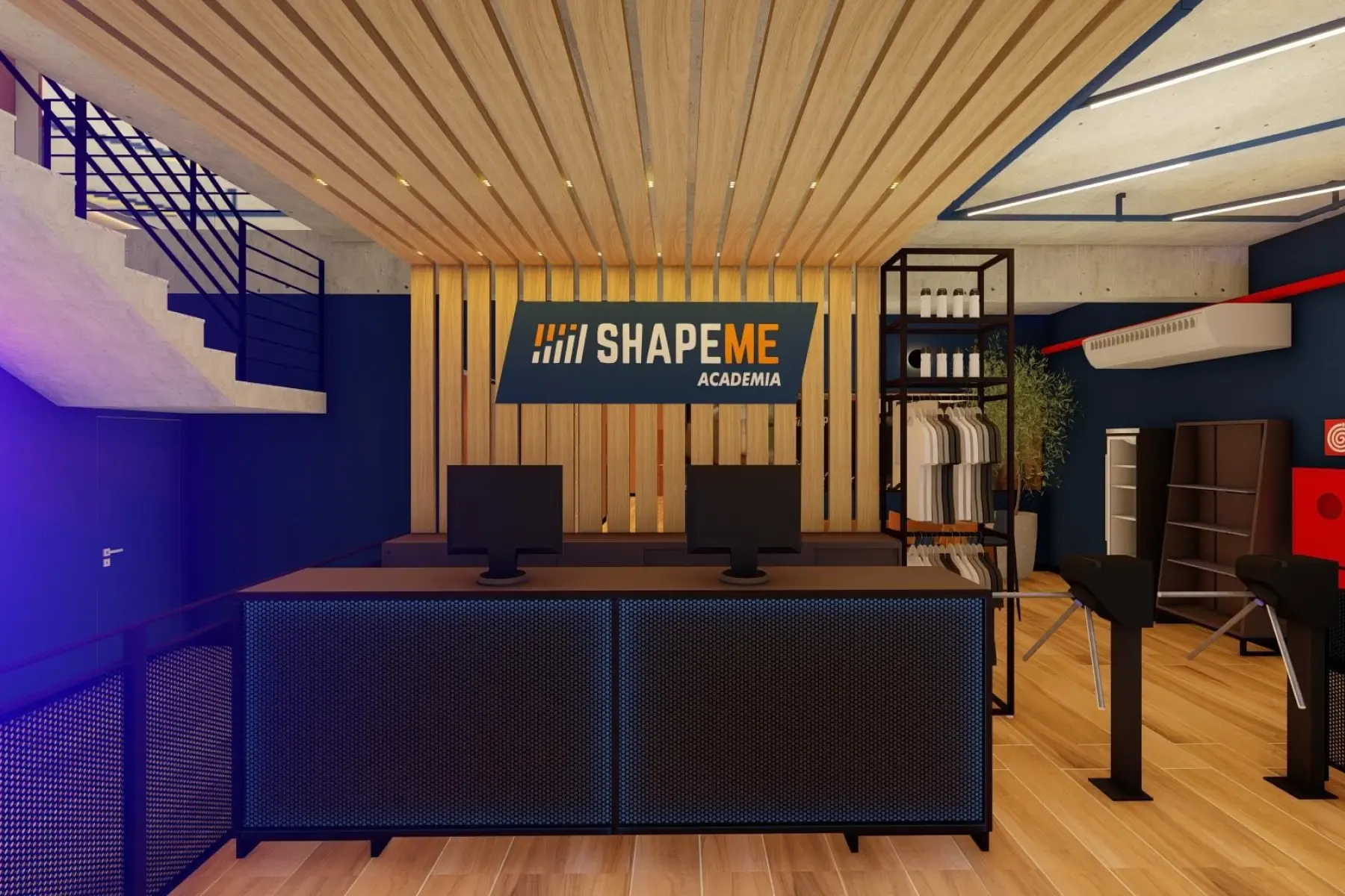 Recepção da ShapeMe Academia