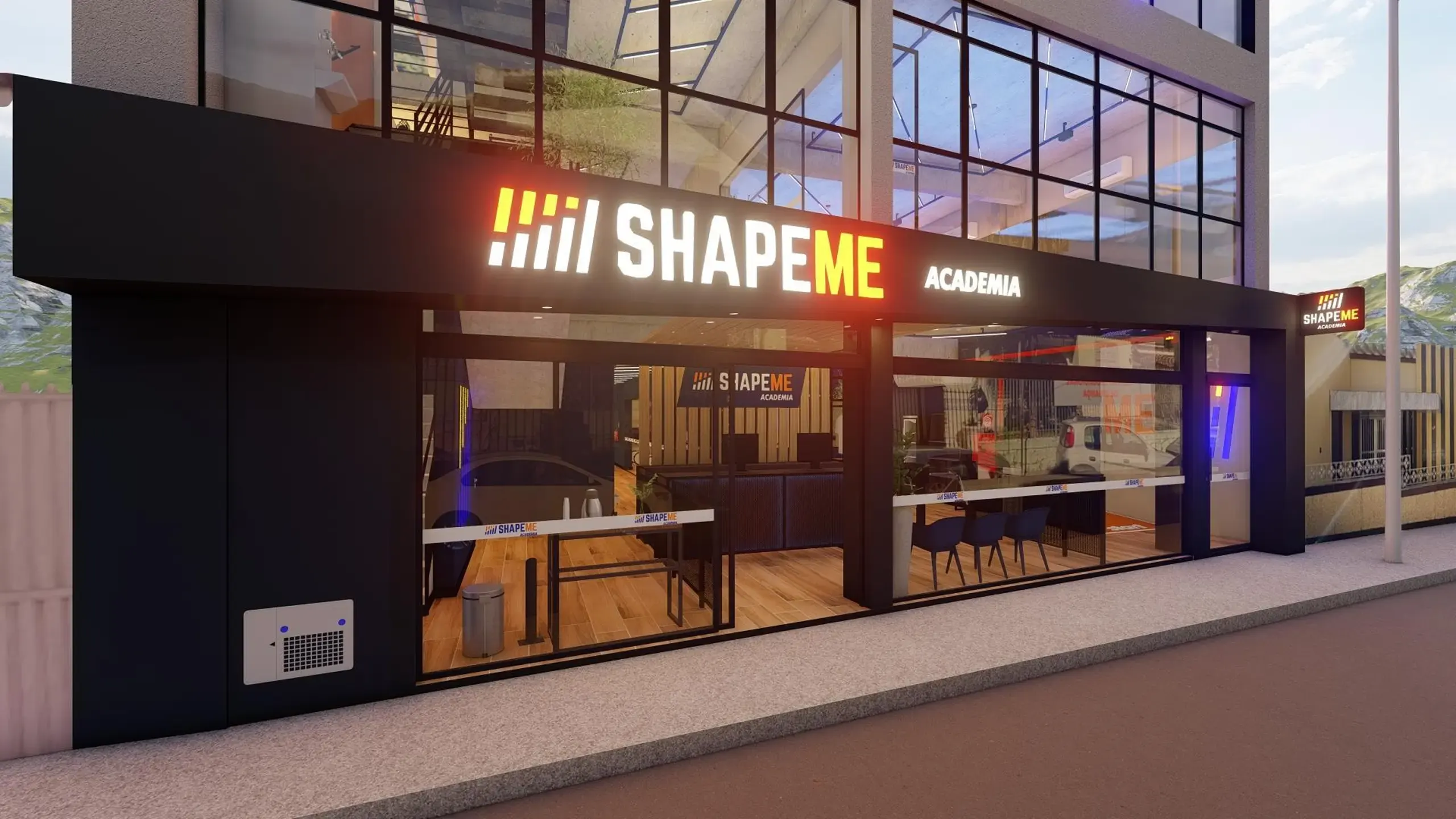 Fachada da ShapeMe Academia